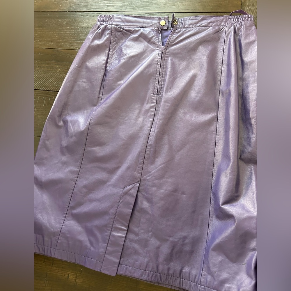 Vintage!!! Global Identity Women Leather Pencil/Straight Skirt
